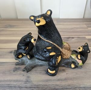 Bearfoots Collectable bears for rustic home decor. "Boys day out"